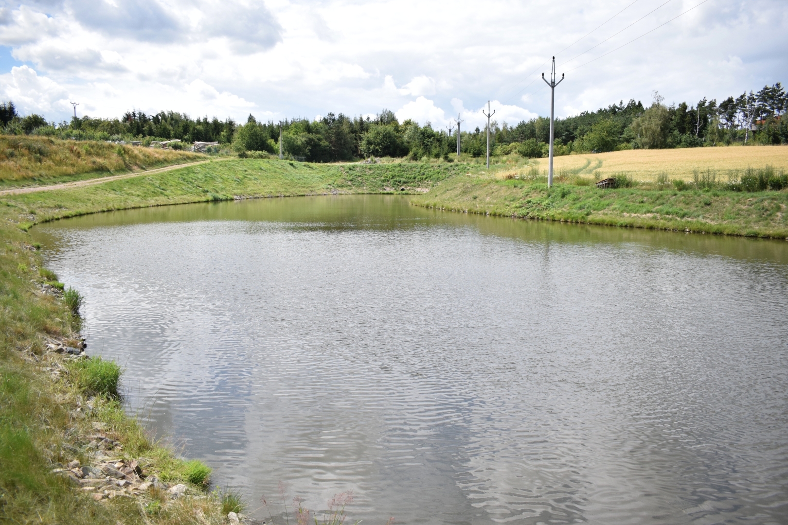 Obec Žďárec - nový rybník