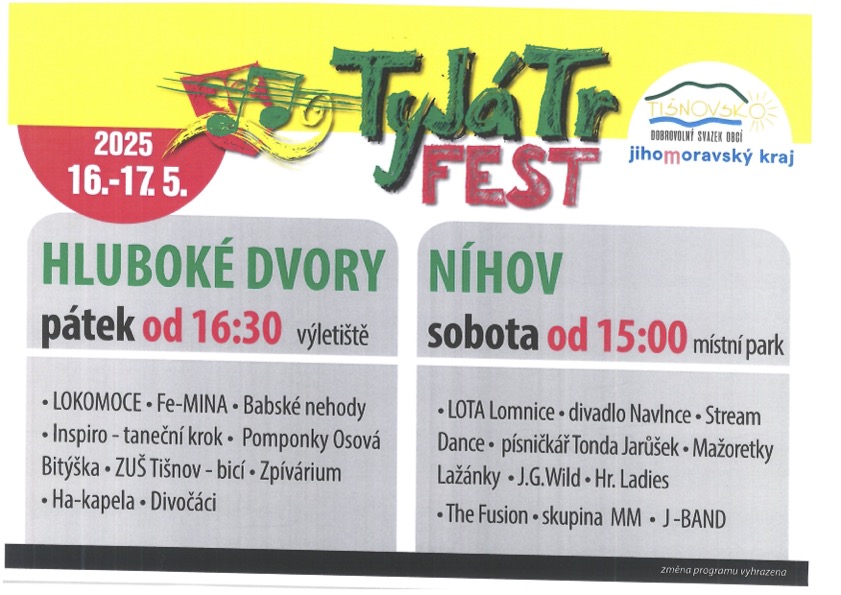 Obec Žďárec - TyJáTr Fest 2025